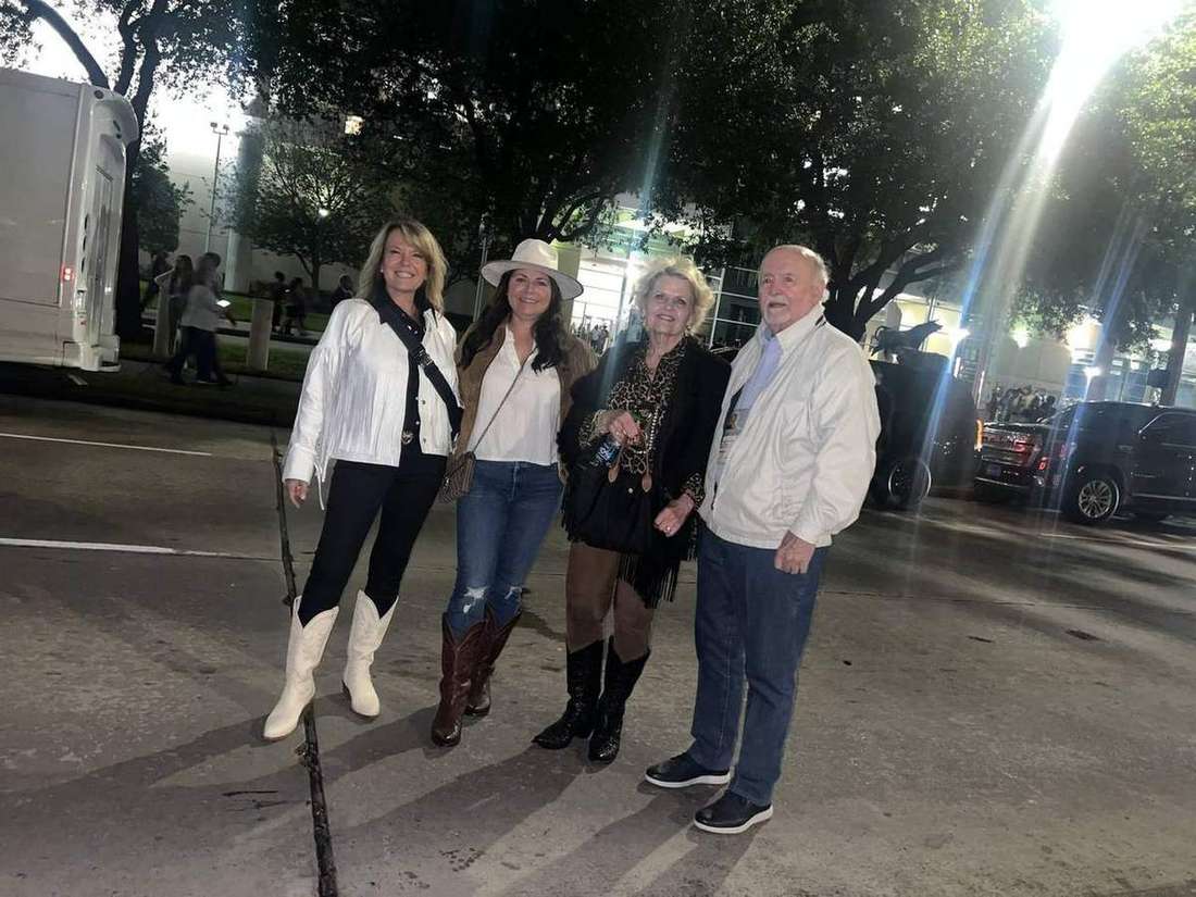 Clients rodeo night — Houston Limo Chauffeur