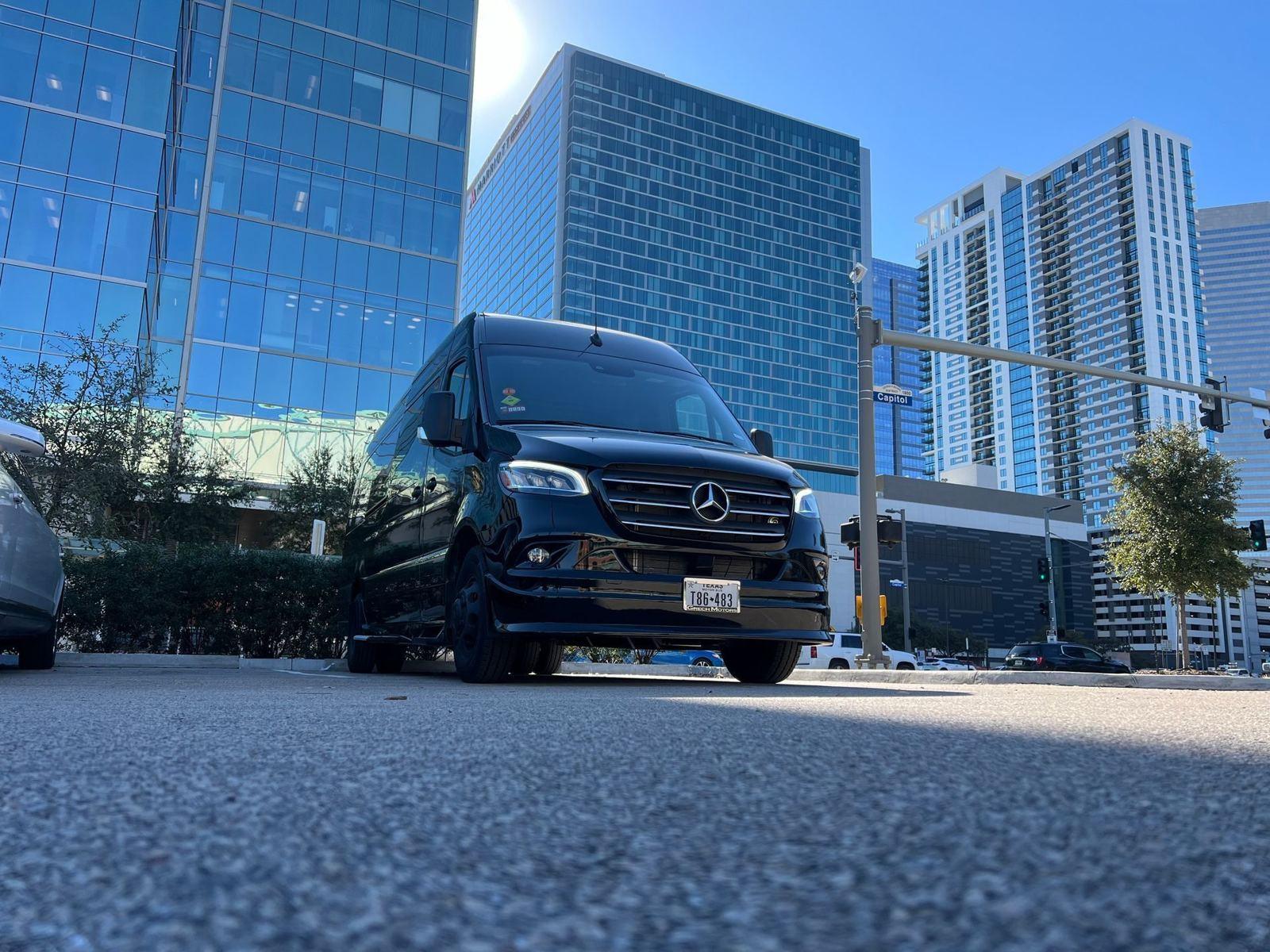 Mercedes Sprinter downtown houston — Houston Limo Chauffeur