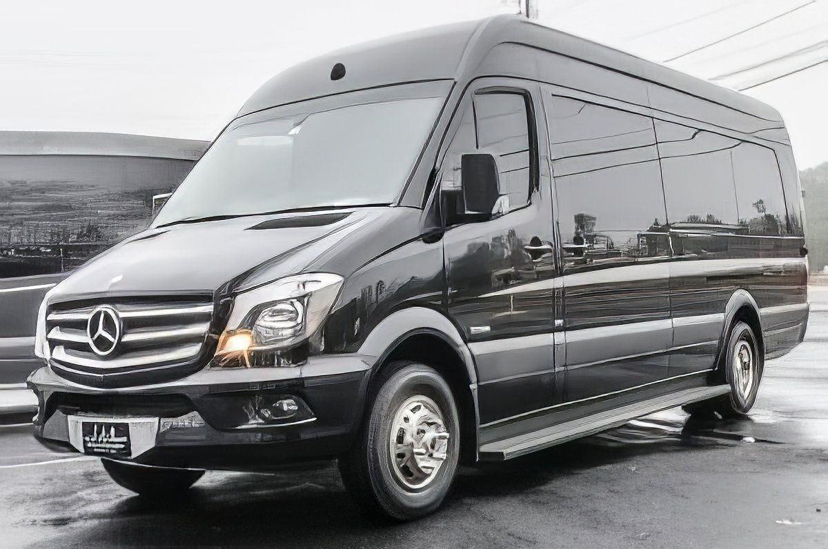 Mercedes Sprinter van exterior — Houston Limo Chauffeur