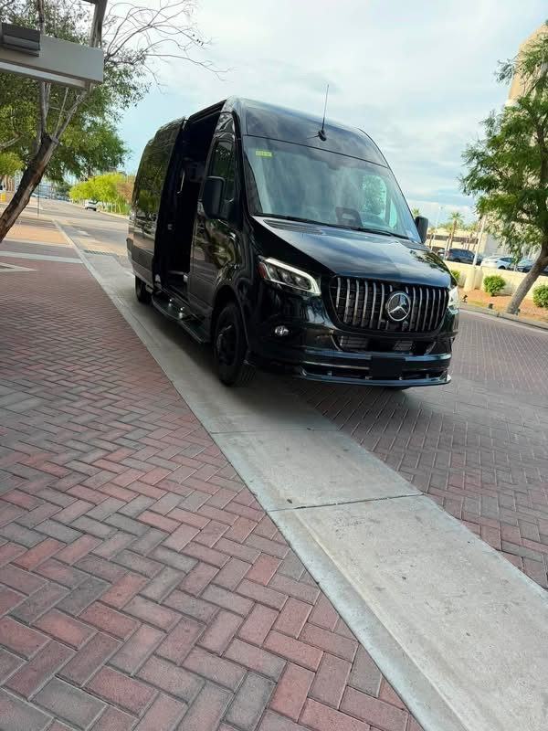 Mercedes Sprinter door — Houston Limo Chauffeur