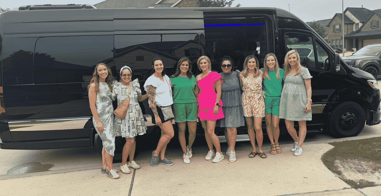 Mercedes Sprinter van group outing — Houston Limo Chauffeur